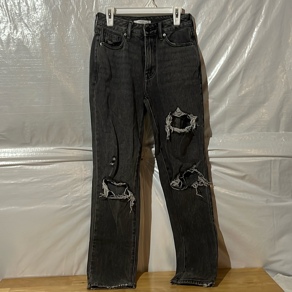 PACSUN mom jeans, charcoal colored
